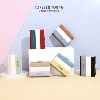 กระเป๋าสตางค์ perfect for you(forever young)🔥🔥🔥กระเป๋าสตางค์ใบสั้น 3 พับ กระเป๋าผู้หญิง  WGB75