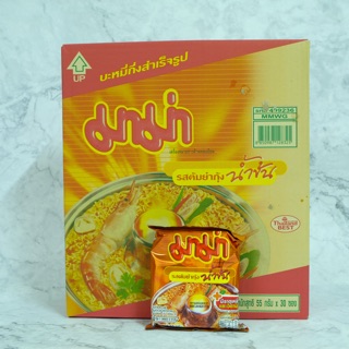 🍜บะหมี่กึ่งสำเร็จรูป🍜 ตรา มาม่า รสต้มยำกุ้งน้ำข้น🦐🔥 ชนิดกล่องบรรจุ 30 ซอง