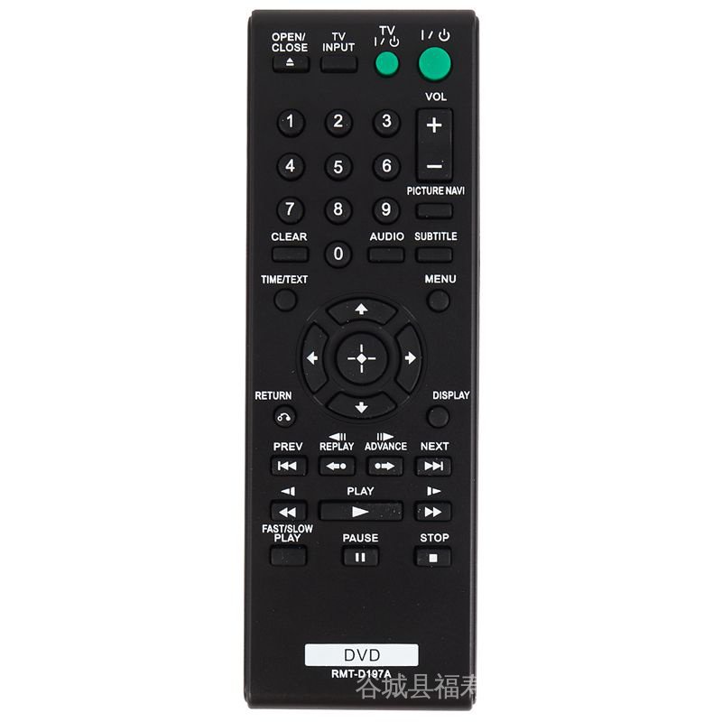 ใหม่ RMT-D187A สําหรับ Sony DVD รีโมทคอนโทรล RMT-D197A RMT-D198A RMT-D189P RMT-D197P DVP-SR200 DVP-S