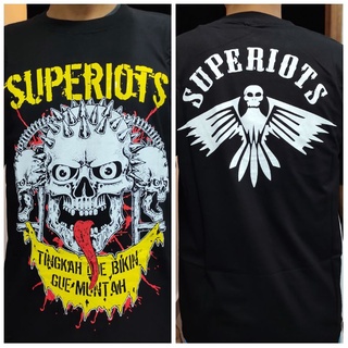 เสื้อยืด พิมพ์ลาย PUNK BAND SUPERIOTS