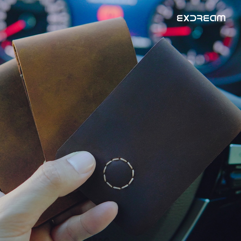 กระเป๋าสตางค์หนังแฮนด์เมด by ExDream