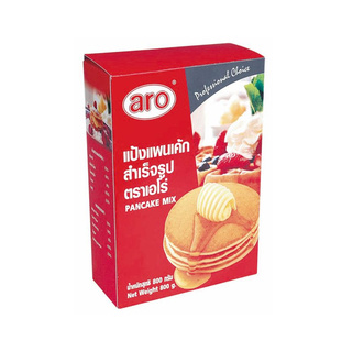  * พร้อมส่ง * เอโร่ แป้งแพนเค้กสำเร็จรูป 800 กรัม aro Pancake Flour 800 g