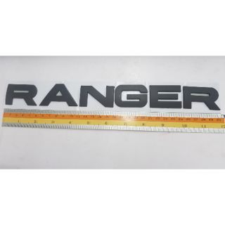 Logo Ranger ของรถ Ford เฉลี่ยตัวละ 4x3 cm ตัวตรง