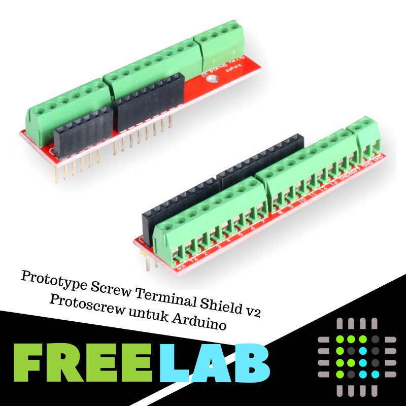 Prototype Screw Terminal Shield Protoscrew สําหรับ Arduino
