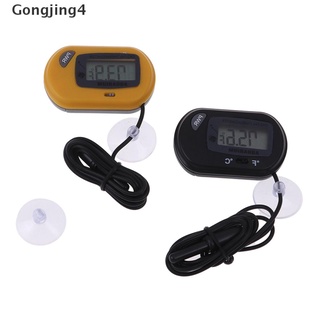 Gongjing4 เครื่องวัดอุณหภูมิน้ําดิจิตอลหน้าจอ Lcd สําหรับตู้ปลา