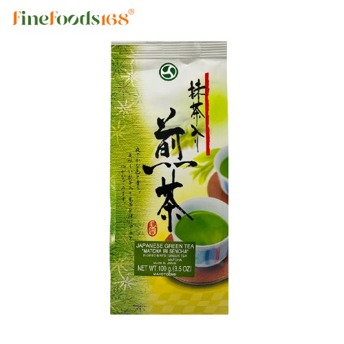 มาโกโตะ-เอ็น มัชชะ อิริ เซนชา 100 กรัม Makoto-en Matcha Iri Sencha 100 g.