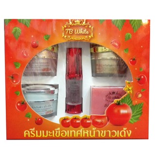 Tb White ครีมมะเขือเทศหน้าขาวเด้งกล่องใหญ่ 1 ชุด 5 ชิ้น 10 g