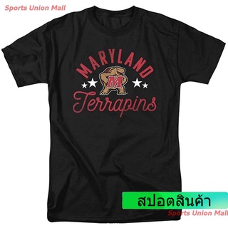 2022 แมทช์ลุคง่าย University Of Maryland Official Terrapin Unisex Adult T Shirt คู่รัก ins เสื้อ ผู้ชาย เสื้อยืด ผู้หญิง