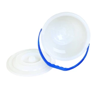 Small Evting ถังน้ำมีฝา ถังน้ำพลาสติก 10-18 ลิตร รุ่น 305-605 หูหิ้ว สีขาว ถังอเนกประสงค์ พร้อมฝา