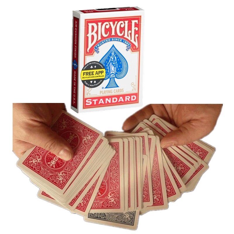 The Brainwave Deck ที่มองไม่เห็น Deck จักรยานเล่นไพ่ Magic Card Tricks Mentalism Comedy Magic Tricks Props