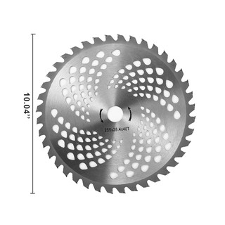 ใบมีดตัดหญ้า ใบวงเดือน ใบเลื่อยวงเดือน 10 นิ้ว 40 ฟัน