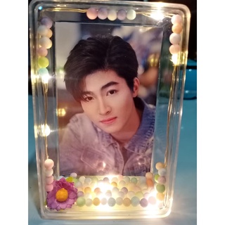 กล่องไฟ กรอบรูปมีไฟ ดาราศิลปิน  blue pongtiwat