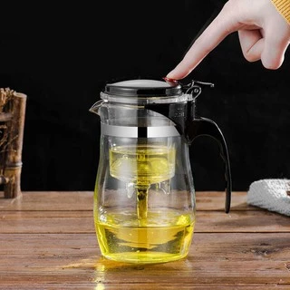 กาน้ำชา 750ml ถ้วยชากา มีที่กรองสแตนเลส