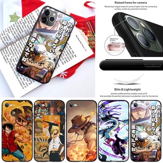 Fl8 เคสโทรศัพท์มือถือแบบนิ่ม ลายการ์ตูนวันพีซ สําหรับ iPhone 5 5S 6 6S 7 8 11 Pro Max Plus SE XR