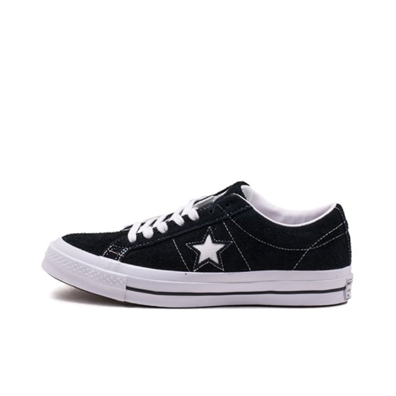 Converse One Star Ox Low Suede Black White ของแท้ 100% แนะนำ