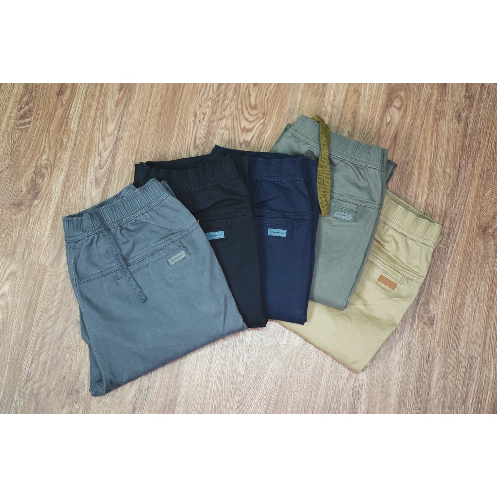 (008 )Jogger ขาจั้มผ้ายืด ใส่ได้ชาย-หญิง