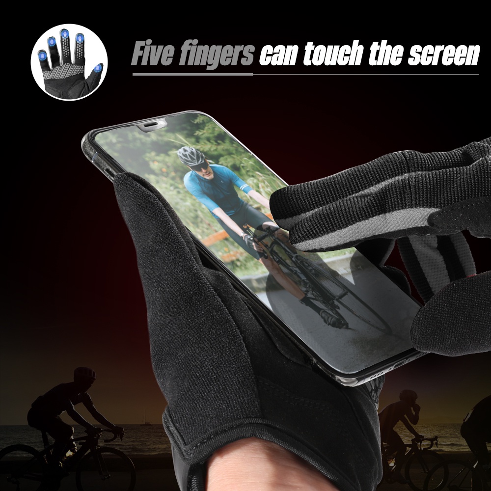 Gants Tactiques Pleine Longueur Pour VTT Et Cyclisme - Respirants, Anti-dérapants Avec Paume Renforcée