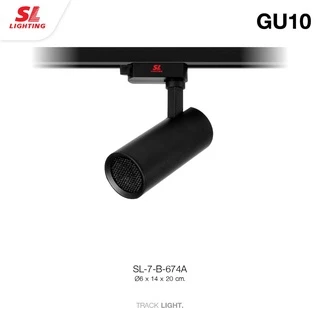 SL LIGHTING | Track Light GU10 โคมไฟแทรคไลท์ โคมไฟติดราง,ติดลอย โคมไฟส่องเฉพาะจุด รุ่น 673A, 674A, 674C