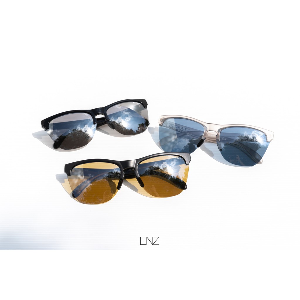 ENVISZO ES6002 Horizon เลนส์ AUTO เปลี่ยนสี แว่นกันแดด UV100% Polarized ทรง Flattop