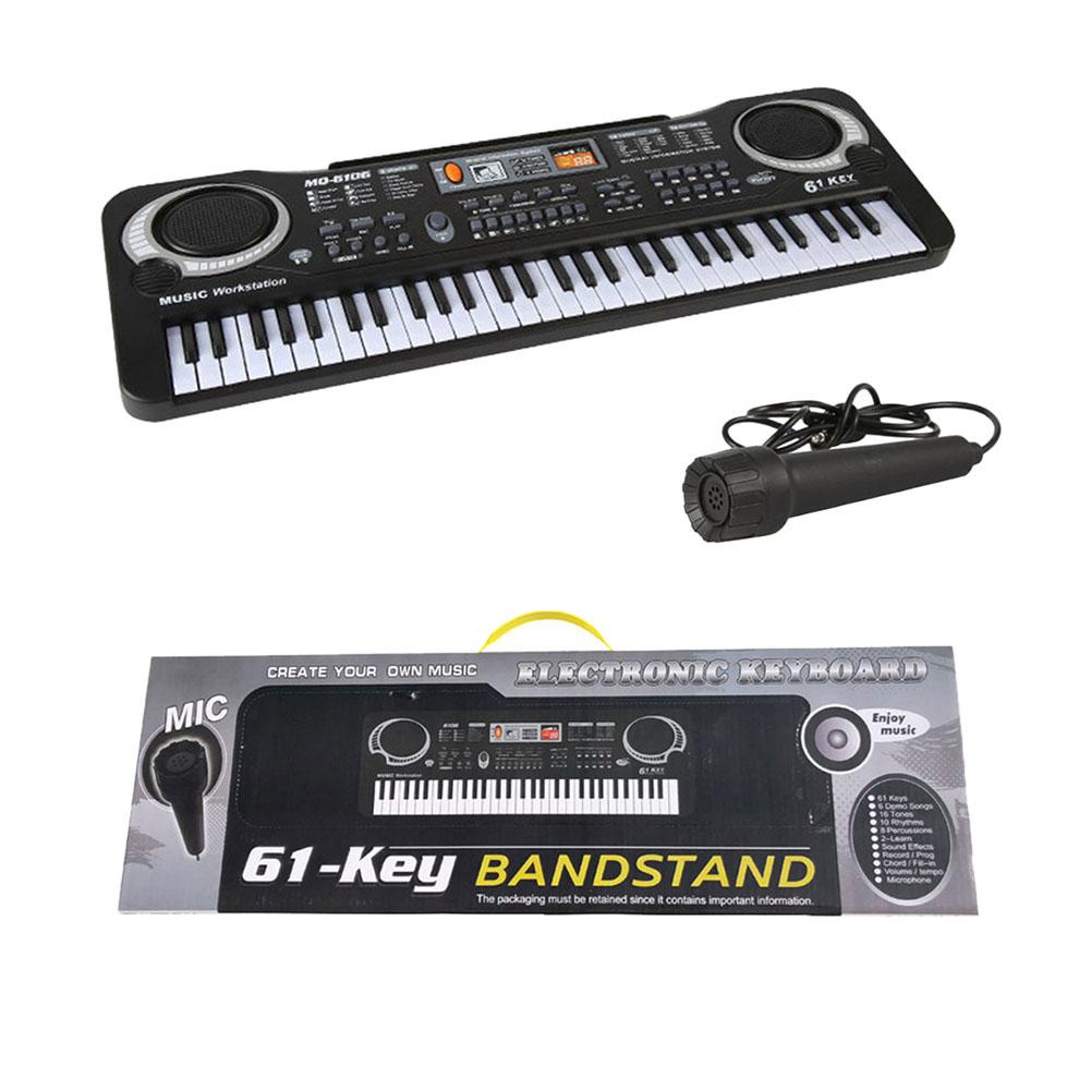 BChildren39s 61-key Keyboard With Microphone Simulation Toy Musical ...