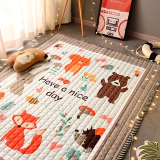 ⚡️ลดราคา⚡️ Baby Play Mat เสื่อรองคลาน เสื่อพับห้องนอนเด็ก เสื่อรองคลานสำหรับเด็ก พรมกันลื่นอเนกประสงค์