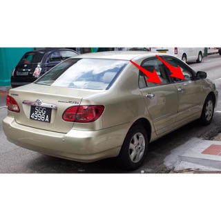 คิ้วรีดน้ำ TOYOTA ALTIS ปี 2002-2007 LIMO