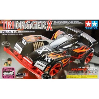 รถราง Mini 4WD Tamiya 1/32 TA19433 TRIDAGGER X PREMIUM