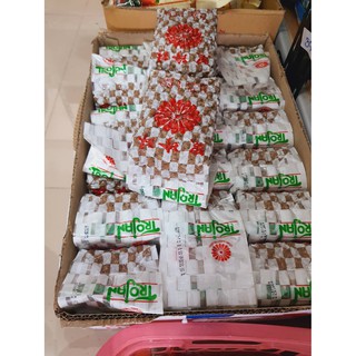 D_📦ยกลัง📦เม็ดไข่มุก มุกดำ เม็ดมุกดิบโตรจัน สำหรับชานมไข่มุก ยกลัง 18 กก.