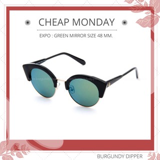 แว่นกันแดด CHEAP MONDAY EXPO : GREEN MIRROR SIZE 48 MM.