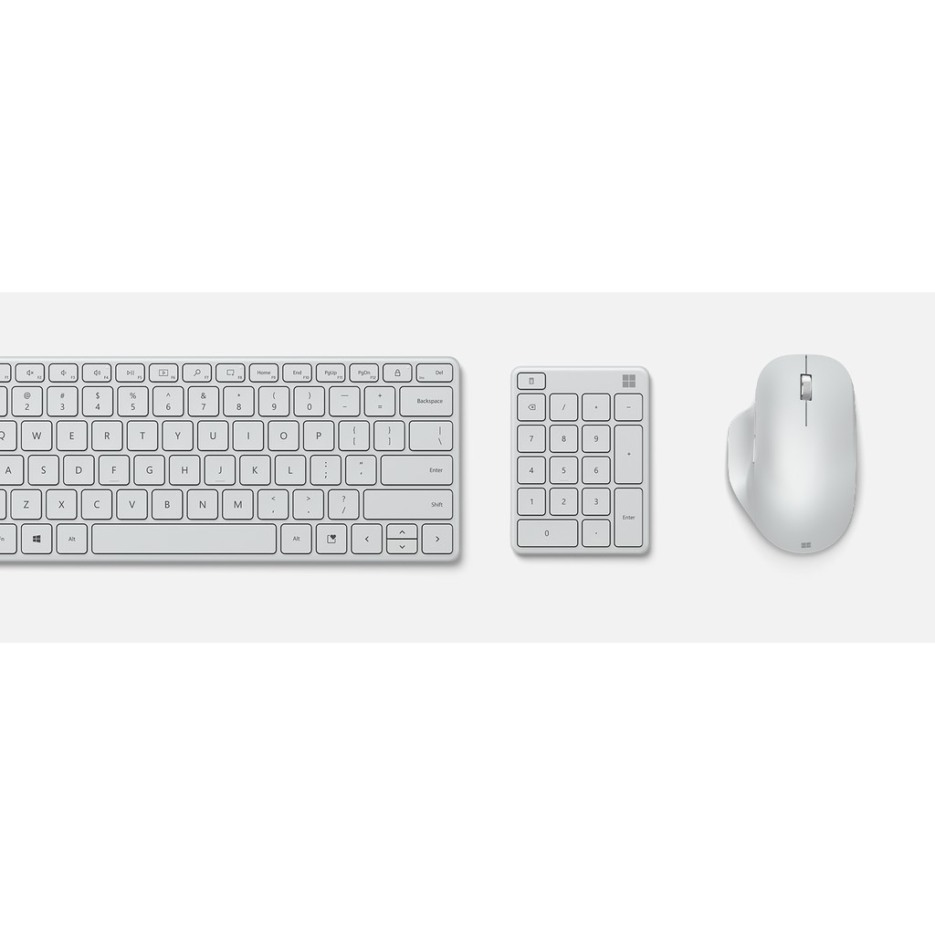Microsoft NUMBER PAD Bluetooth Glacier MCS-23O-00021 Number Pad ...