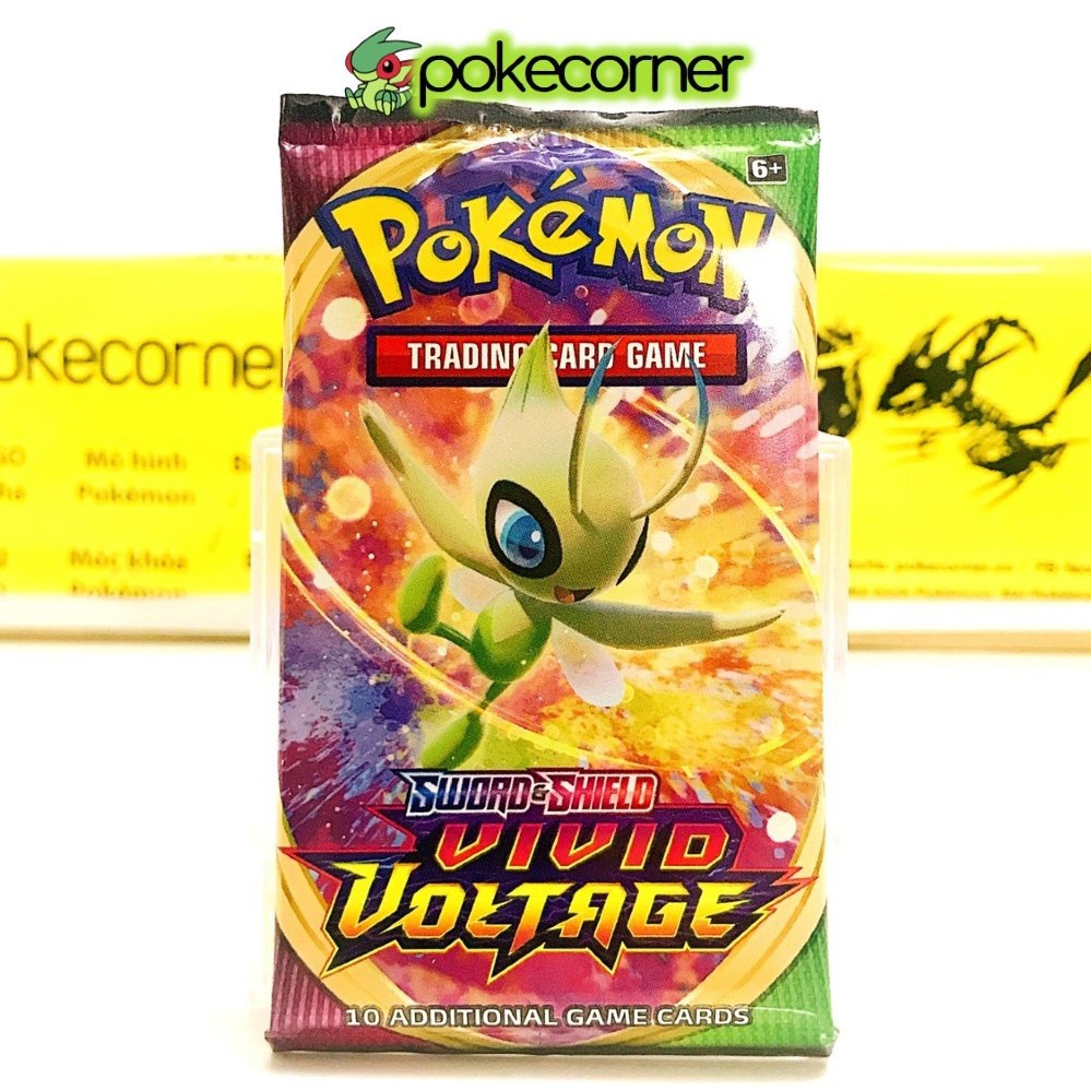 Pokemon TCG Booster Pack Vivid Voltage SS4 ของแท ้, ใหม ่ 100 % (Random Art🌹 Card Pack - PokeCorner