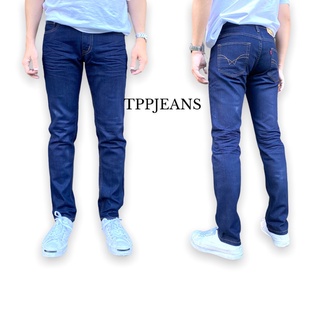 TPPJEANS Classic Dark Blue กางเกงยีนส์สีบลูเข้ม เป้าซิป ยีนยืด มีไซส์ใหญ่ Size 28-42 รับชำระปลายทาง