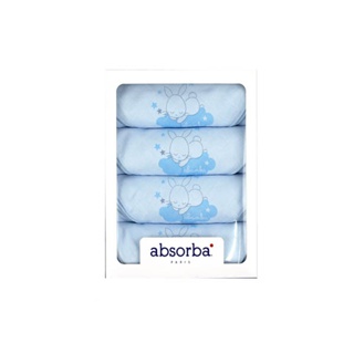 แอ็บซอร์บา (แพ็ค 4 ผืน) ผ้าอ้อมผ้า Bamboo Extra Soft ทอ 2 ชั้น ขนาด 30x30 นิ้ว - R21SOUOJ11 ผ้าอ้อม ของใช้เด็กแรกเกิด