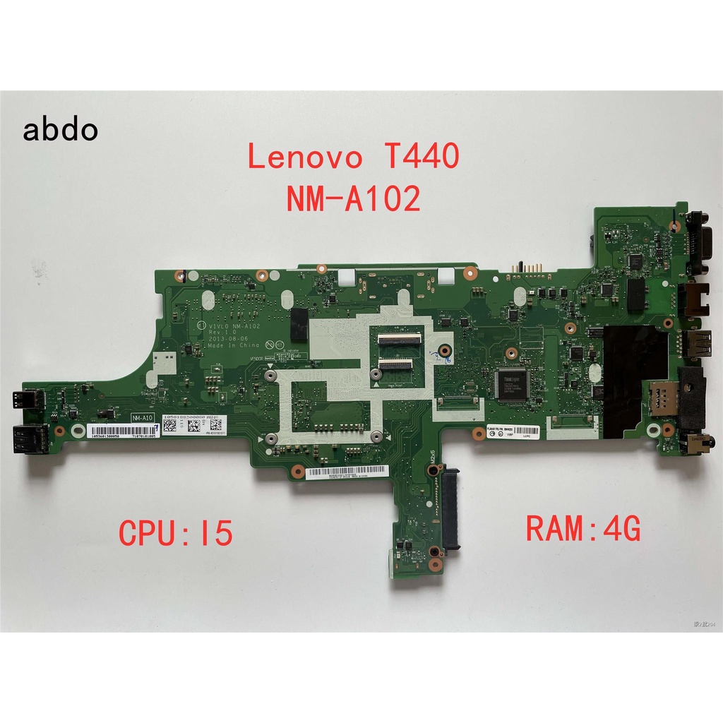 For Lenovo ThinkPad T440 notebook motherboard VIVL0 NM-A102 CPU i5 