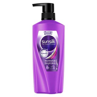 🔥ยอดนิยม!! ซันซิล ครีมนวดผม เพอร์เฟค สเตรท สีม่วง ขนาด 650 มล. Sunsilk Conditioner 650 ml Purple