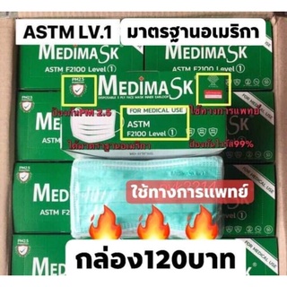 หน้ากากอนามัย Medimaskมาตรรฐานอเมริกาใช้ทางการแพทย์