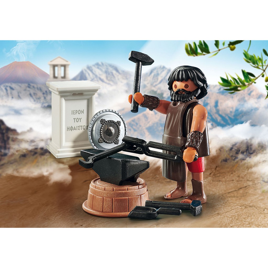 Playmobil 70217 Hephaestus แอคชั่นฟิกเกอร์ เทพกรีก เฮฟเฟสตุส