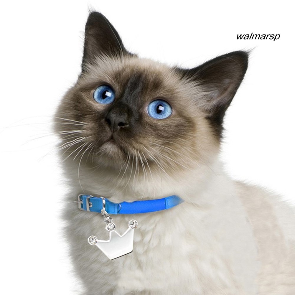 Rhinestones Pet Accessories Crystal Pendants For Dog Collar Charm Small Puppy Pe