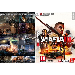 แผ่นเกมส์ Mafia III Definitive Edition แผ่นเกมส์ แฟลชไดรฟ์ คอมพิวเตอร์  PC โน๊ตบุ๊ค