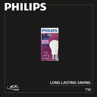 PHILIPS หลอด LED Long Lasting Saving  Cool Daylight / Warm white