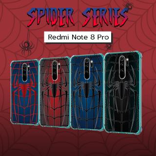 เคส สำหรับ Xiaomi Redmi Note 8 Pro Spider Series 3D Anti-Shock Protection TPU Case