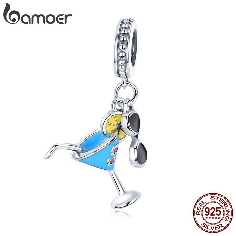 BAMOER Charms For DIY Bracelet 100% Genuine 925 Sterling Silver SCC698