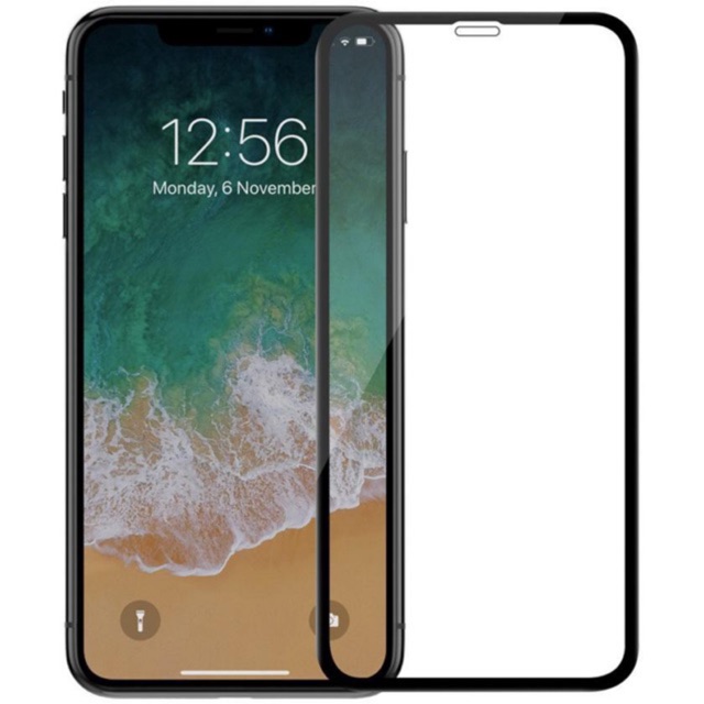 ฟิล์มกระจกนิรภัย ฟิล์มเต็มจอ สำหรับรุ่น iphone X 8 + 8 7 + 7 6 s + 6 s 6 + 6 Xs max