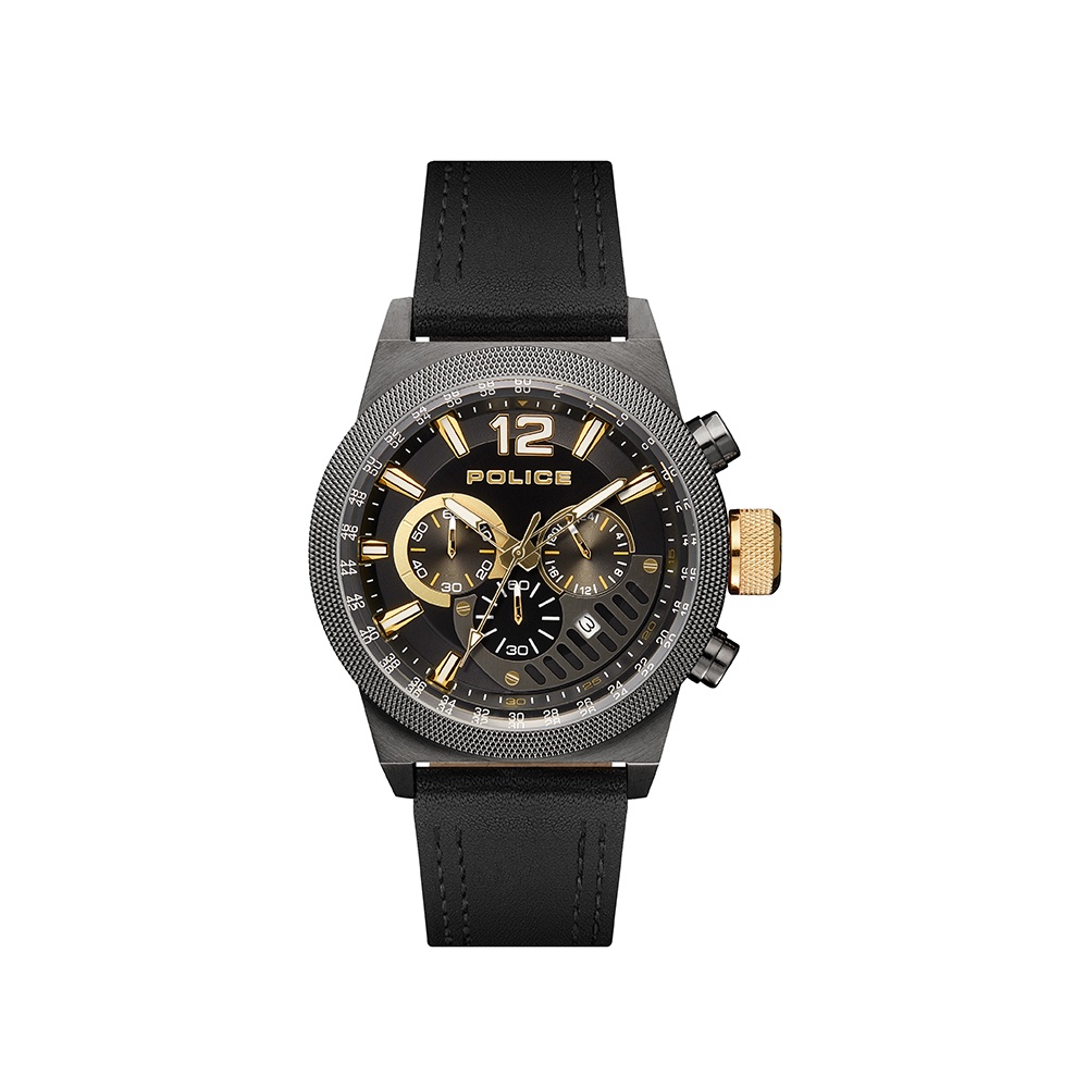 (ของแท้ประกันช้อป) POLICE นาฬิกาข้อมือ รุ่น LADBROKE PL15529JSTB/02 สีดำ นาฬิกาข้อมือผู้ชาย