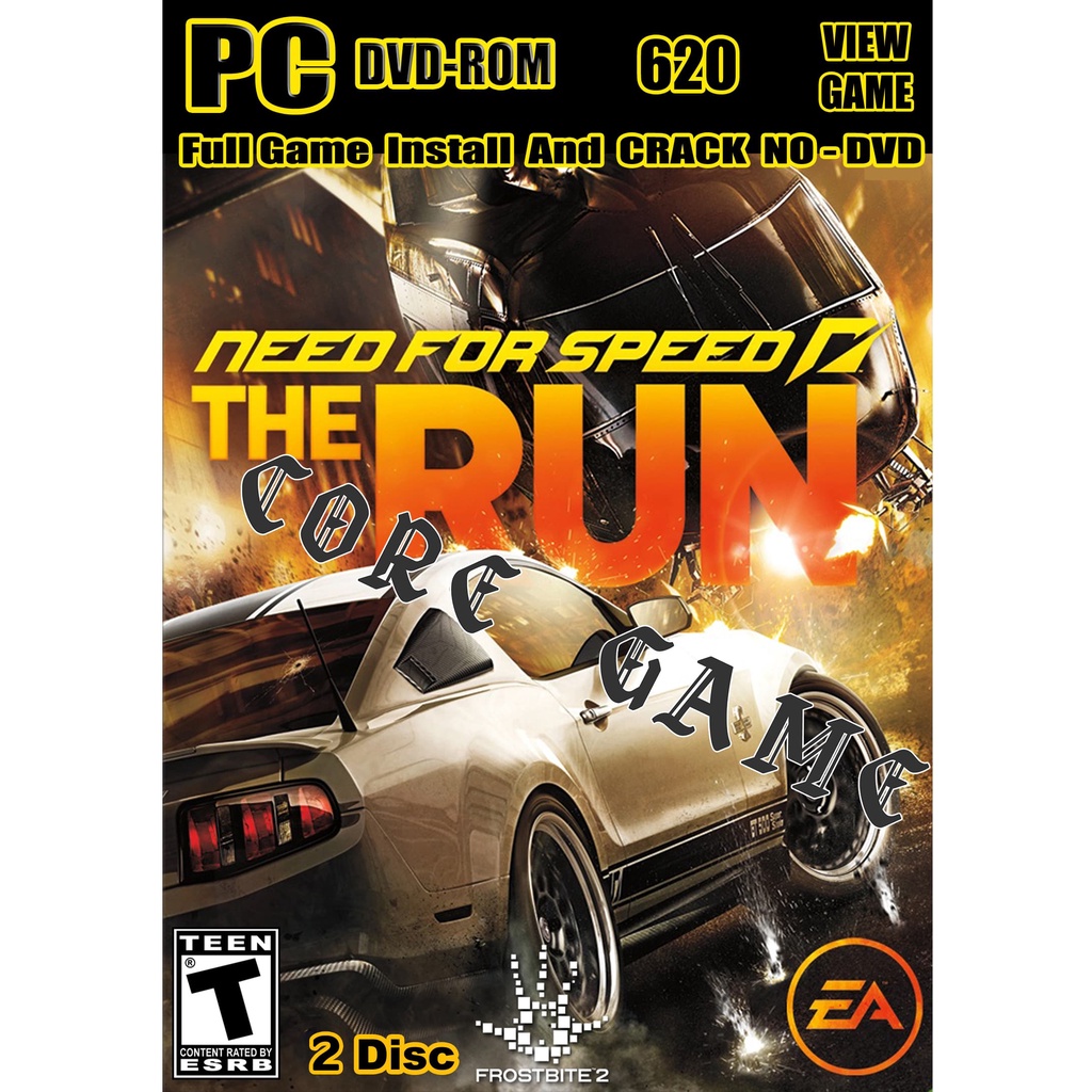 Need for speed the run แผ่นเกมส์ เกมส์คอมพิวเตอร์ PC โน๊ตบุ๊ค