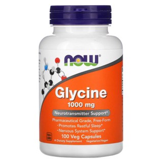 Now Foods, Glycine, 1,000 mg [ 100 Veg Capsules ] life Extension Glycine , country Life Glycine , solgar Glycine