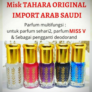 [ BPOM ] Misk Thaharah Musk Taharah Misk Tahara Misk Thoharoh 100% ORIGINAL Parfum Miss V 3ml