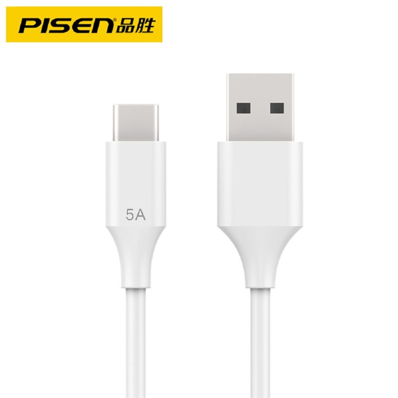 Pisen Type-C 5A Sided Super Charging Data Cable