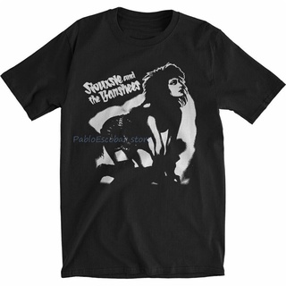 เสื้อยืดแฟชั่น ลาย Siouxsie And The Banshees ทรงสลิมฟิต สีดํา สําหรับผู้ชายSize S-5XL