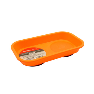 ถาดแม่เหล็ก 2 แม่เหล็ก สีส้ม ( Plastic 2 Magnetic Tray(Orange) )